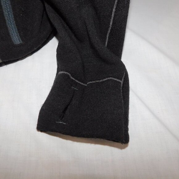 KUHL INTERCEPTR mens L Black Full Zip Hybrid performance Fleece Jacket Sweater - Picture 5 of 15